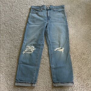 Madewell Light Wash Perfect Vintage Straight Jean